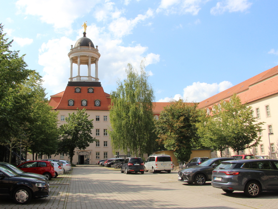 Blick auf den Innenhof Waisenhaus, Lindenstraße 34a, Potsdam