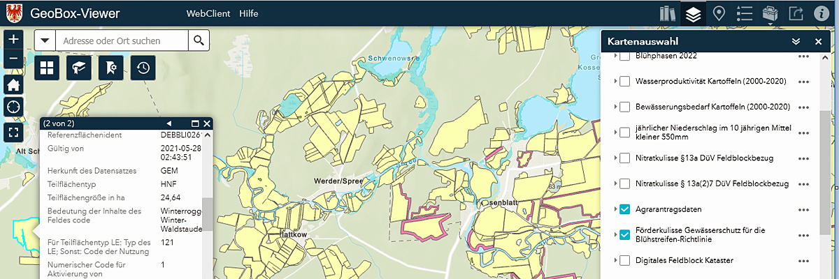 GeoBox-Viewer Brandenburg