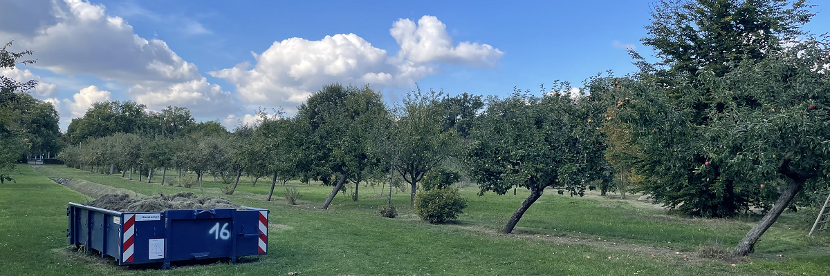 Streuobstwiese innerhalb der russischen Kolonie Alexandrowka in Potsdam 