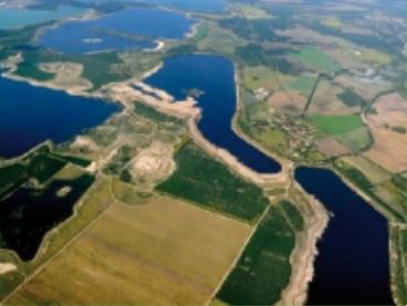 Tagebauseen: Blunoer Südsee - Restloch Nordschlauch.