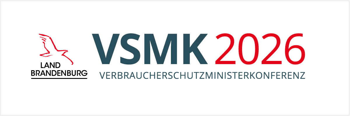Logo der Verbraucherschutzministerkonferenz 2026 (© MLEUV Land Brandenburg)