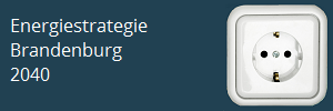 Banner mit Schriftzug Energiestrategie Brandenburg 2040