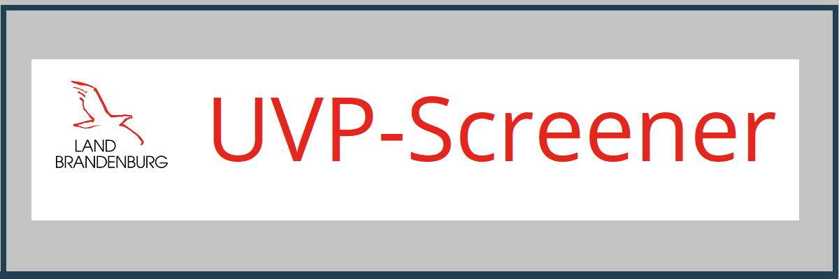 Zum Öffnen des UVP-Tools - Button bitte anklicken.