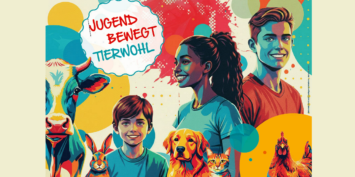 Bild: Titelmotiv zum Tierschutzwettbewerb 2026 (Bild erstellt mit KI auf Grundlage von kvladimirv/stock.adobe.com)