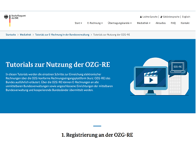 zu den Tutorials https://e-rechnung-bund.de/mediathek/tutorials/ozg-re/