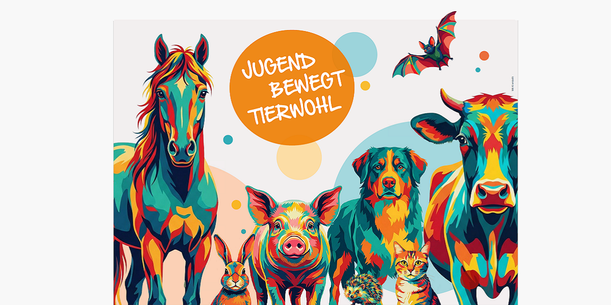 Bild: Auszug Plakat 4. Tierschutzwettbewerb 2026/2027